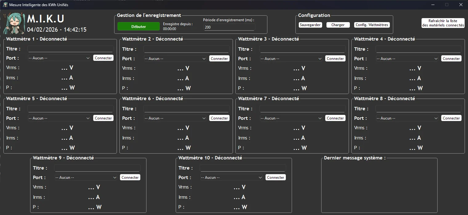 M.I.K.U interface